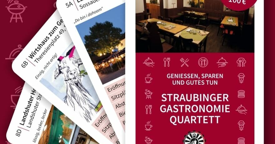 Spielen, Sparen, Spenden: das 1. Straubinger Gastronomie Quartett